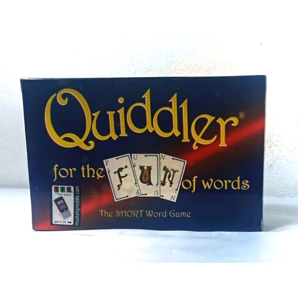Quiddler Card Game - for the FUN of Words - The Short Word Game ~ SEALED